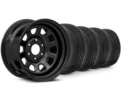 17x9 Mammoth D Window & 33in Milestar All-Terrain Patagonia AT/R Tire Package (14-18 Silverado 1500)