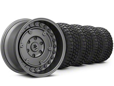 17x9.5 Mammoth Militant & 33in Ironman Mud-Terrain All Country Tire Package (14-18 Silverado 1500)