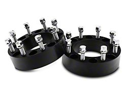 Mammoth 2-Inch Wheel Spacers; Black (05-26 F-250 Super Duty)