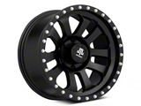 Mammoth 10-Spoke Beadlock Matte Black 6-Lug Wheel; 17x9; -6mm Offset (21-25 Tahoe)