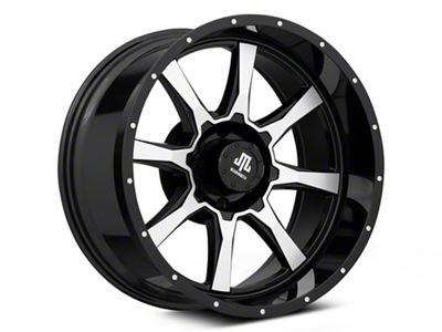 Mammoth High Roller Gloss Black Machined 6-Lug Wheel; 20x10; -24mm Offset (21-23 Tahoe)