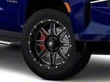 Mammoth Revolver Gloss Black Machined 6-Lug Wheel; 20x9; -6mm Offset (21-26 Tahoe)