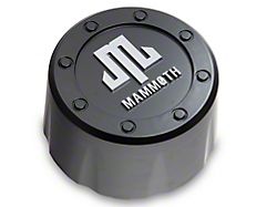 Mammoth Replacement Center Cap; Matte Black (Fits Mammoth Branded Wheels Only)
