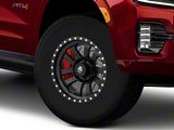 Mammoth 10-Spoke Beadlock Matte Black 6-Lug Wheel; 17x9; -6mm Offset (21-26 Yukon)
