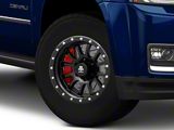 Mammoth 12 Hole Satin Black 6-Lug Wheel; 17x9; -6mm Offset (15-20 Yukon)