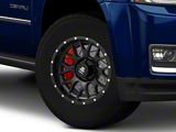 Mammoth Beadlock Mesh Matte Black 6-Lug Wheel; 17x9; -6mm Offset (15-20 Yukon)