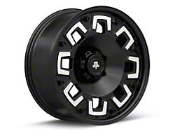 Mammoth Boss Satin Black Machined 6-Lug Wheel; 20x9; -6mm Offset (21-25 Yukon)