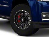 Mammoth Vader Beadlock Matte Black 6-Lug Wheel; 17x9; -6mm Offset (15-20 Yukon)