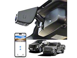 Mangoal Front 4K Dash Cam with Sony STARVIS 2 Sensors (20-26 F-250 Super Duty w/ Screw Mount & Sensor Cover)