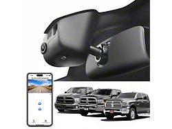 Mangoal Front 4K Dash Cam with Sony STARVIS Sensor (13-18 RAM 1500 w/ 3.10-Inch Tall Mirror Cover & w/o Sensor Hole)