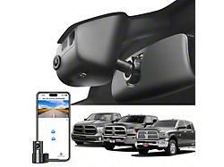 Mangoal Front 4K and Rear FHD Dash Cams with Sony STARVIS Sensor (13-18 RAM 1500 w/ 3.10-Inch Tall Mirror Cover & w/o Sensor Hole)