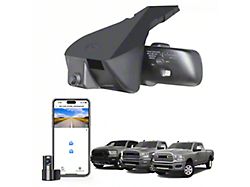 Mangoal Front 4K and Rear 2K Dash Cams with Sony STARVIS 2 Sensors (19-24 RAM 2500 w/ 3-Inch Tall Mirror Cover)