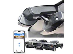 Mangoal Front 4K Dash Cam with Sony STARVIS 2 Sensors (14-18 Silverado 1500 w/ 5-Hole Slots in Mirror Cover)