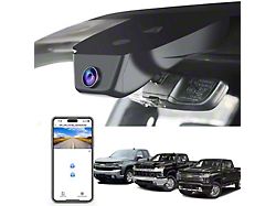 Mangoal Front 4K Dash Cam with Sony STARVIS Sensor (22-26 Silverado 1500 w/ 19 & 8-Hole Slots in Mirror Cover)