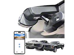 Mangoal Front 4K Dash Cam with Sony STARVIS Sensor (14-18 Silverado 1500 w/ 5-Hole Slots in Mirror Cover)