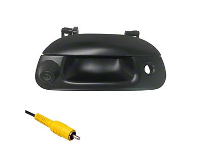 Master Tailgaters Tailgate Handle with Backup Reverse Camera with Keyhole; Black (97-03 F-150)