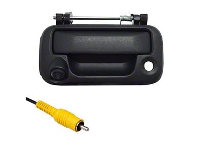 Master Tailgaters Tailgate Handle with Backup Reverse Camera; Black (11-14 F-250 Super Duty)