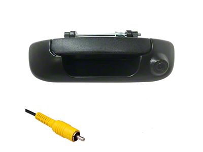 Master Tailgaters Tailgate Handle with Backup Reverse Camera; Black (03-09 RAM 2500)