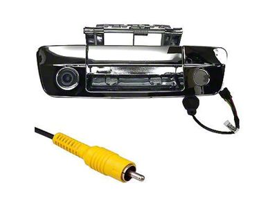 Master Tailgaters Tailgate Handle with Backup Reverse Camera; Chrome (10-17 RAM 2500)