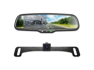 Master Tailgaters 4.30-Inch Auto Adjusting Brightness LCD Rear View Mirror with Backup Camera (Universal; Some Adaptation May Be Required)