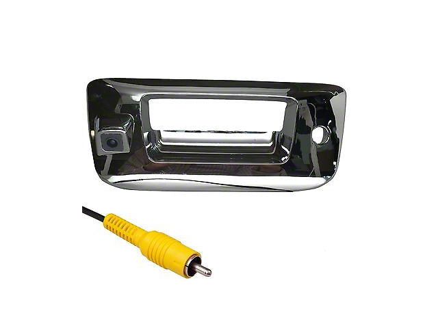 Master Tailgaters Tailgate Handle with Backup Reverse Camera; Chrome (07-13 Sierra 1500)