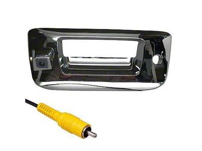 Master Tailgaters Tailgate Handle with Backup Reverse Camera; Chrome (07-13 Silverado 1500)