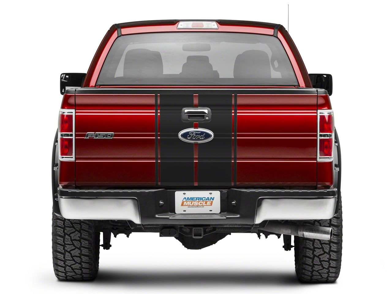 SEC10 F-150 Matte Black Full Length Stripes - 10-1/4 in