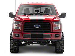 SEC10 Full Length Stripes; Matte Black; 10-1/4-Inch (15-20 F-150)