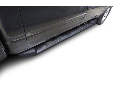 Armour Heavy Duty Steel Running Boards; Black (22-26 Maverick)