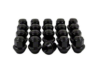 Black OEM Style Lug Nuts; 13/16-Inch; Set of 20 (22-26 Maverick)