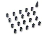 Black Tuner Lug Nuts; M14 x 1.5; Set of 20 (22-26 Maverick)