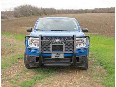 HD Grille Guard; Black (22-26 Maverick w/o Tow Hooks)