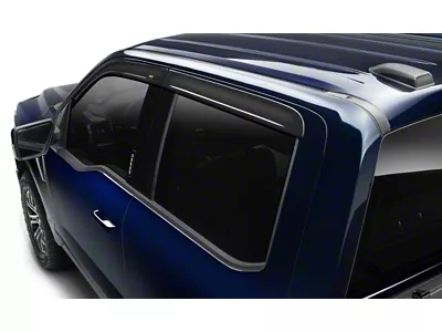 Low Profile Ventvisor Window Deflectors; Front and Rear; Dark Smoke (22-26 Maverick)