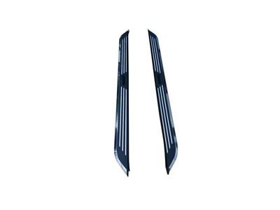 Pinnacle Running Boards; Black and Silver (22-26 Maverick)