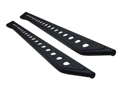 RS Series Running Boards; Textured Black (22-26 Maverick)