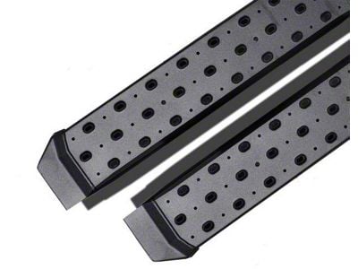 STX600 Running Boards; Black (22-26 Maverick)