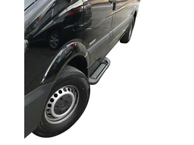 Transporter Running Boards; Black (22-26 Maverick)