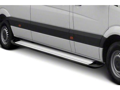 Transporter Running Boards; Silver (22-26 Maverick)