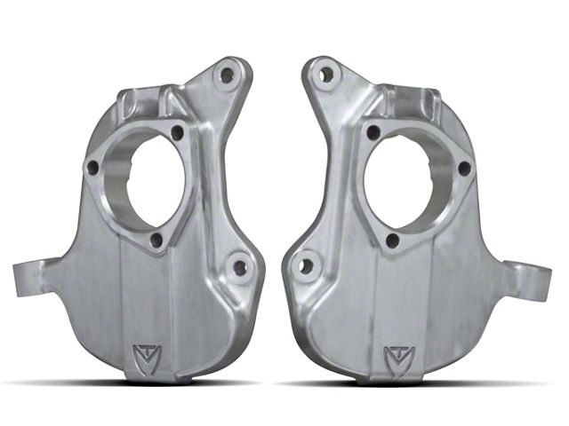Max Trac 2-Inch Forged Aluminum Lowering Spindles (14-18 2WD Silverado 1500 w/ Stamped Steel or Cast Aluminum Control Arms)