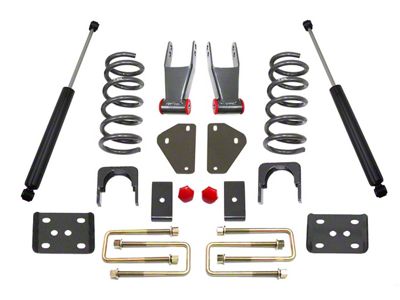 Max Trac Lowering Kit; 2-Inch Front / 5-Inch Rear (02-08 2WD RAM 1500 Quad Cab)