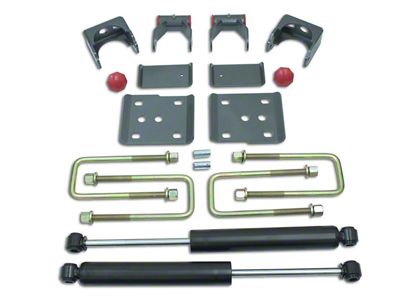 Max Trac Rear Flip Lowering Kit with Max Trac Shocks; 4-Inch (09-14 2WD/4WD F-150, Excluding Raptor)