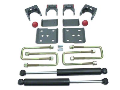 Max Trac Rear Flip Lowering Kit with Max Trac Shocks; 4-Inch (15-20 2WD F-150)