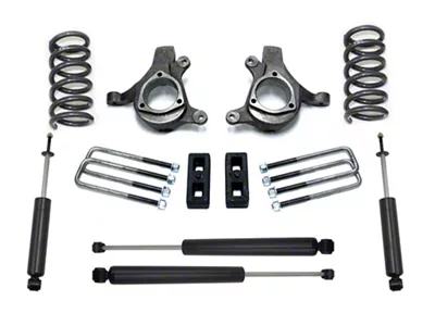 Max Trac 5-Inch Front / 3-Inch Rear Suspension Lift Kit with Max Trac Shocks (99-06 2WD V8 Silverado 1500)