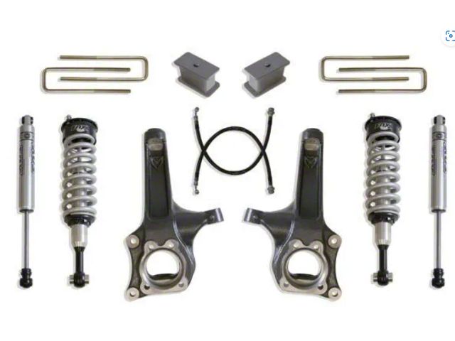 Max Trac 6.50-Inch Suspension Lift Kit with Fox Shocks (15-22 2WD Colorado, Excluding ZR2)