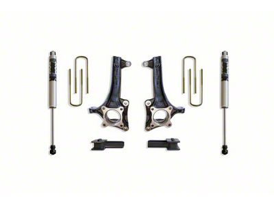 Max Trac 4-Inch Front / 2-Inch Rear Suspension Lift Kit with Fox Shocks (21-23 2WD F-150)