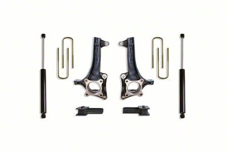 Max Trac 4-Inch Front / 2-Inch Rear Suspension Lift Kit with Max Trac Shocks (21-24 2WD F-150)