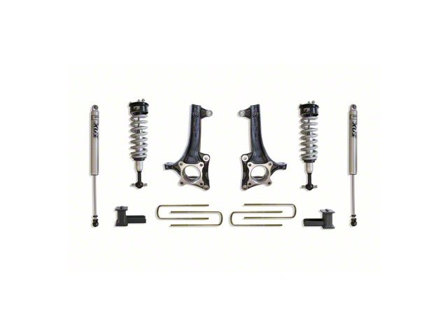 Max Trac 6.50-Inch Front / 4-Inch Rear Suspension Lift Kit with Fox Shocks (21-24 2WD F-150)