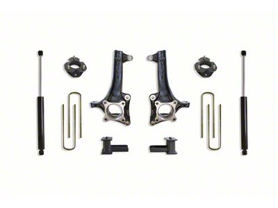 Max Trac 6.50-Inch Front / 4-Inch Rear Suspension Lift Kit with Max Trac Shocks (21-25 2WD F-150)