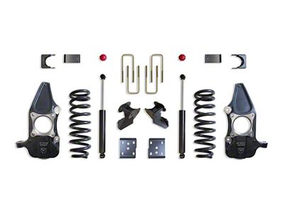 Max Trac Lowering Kit with Drop Spindles and Shocks; 2-Inch Front / 4-Inch Rear (09-14 4WD F-150 w/ 22-Inch Rims or Larger, Excluding Raptor)