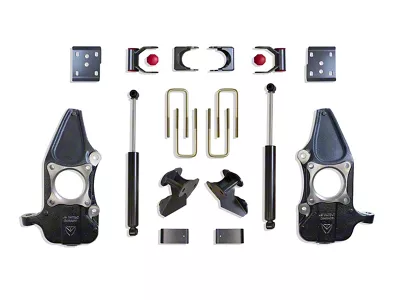 Max Trac Lowering Kit with Drop Spindles, Struts and Shocks; 3-Inch Front / 5-Inch Rear (15-25 4WD F-150 w/ 22-Inch Rims or Larger, Excluding Raptor)